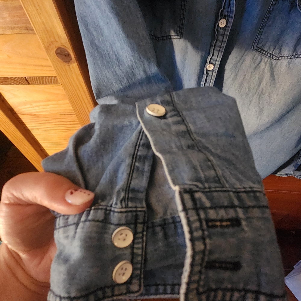 Torrid Light Blue Denim Shirt